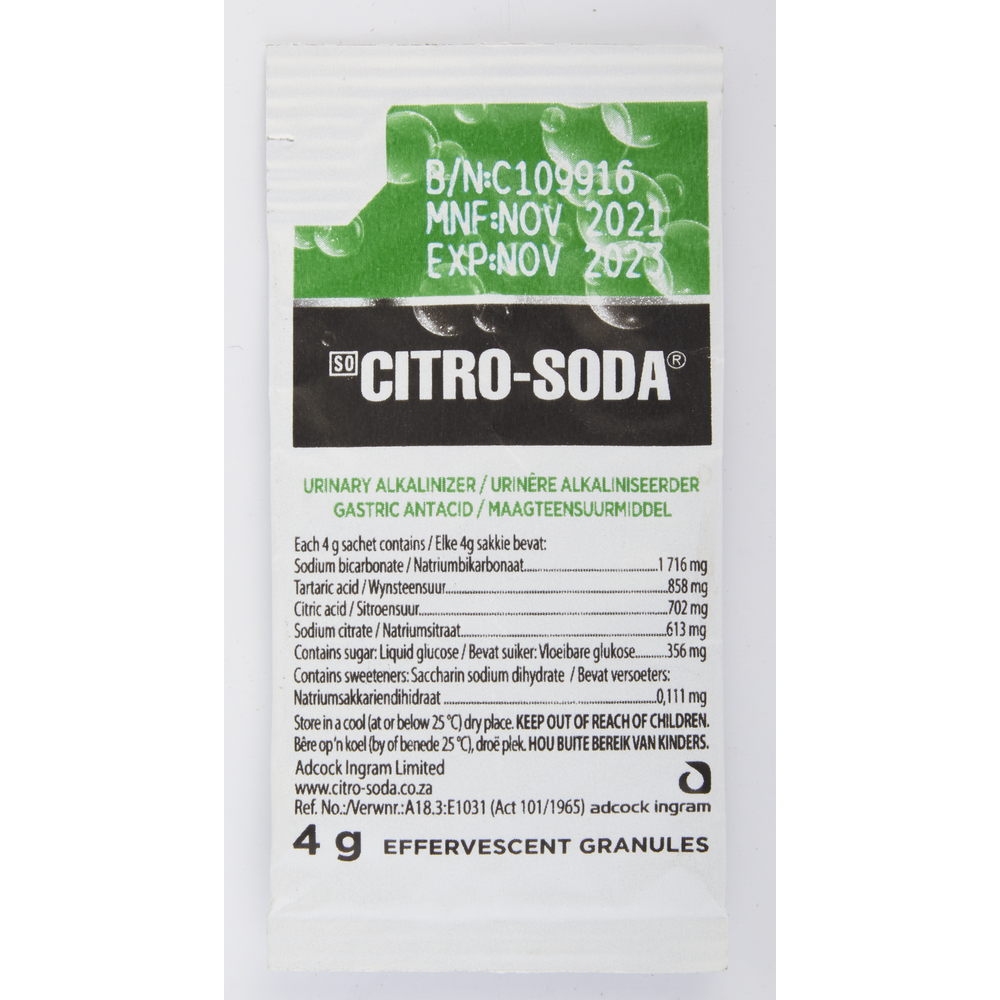 Citro-Soda Sachet